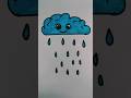 How To Draw Clouds Shorts Clouds Rain Drawing Draw Colors