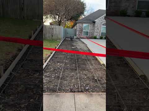 Concrete Driveway extension #concrete