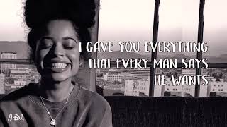 Ella Mai - A Thousand times over (lyrics on screen)