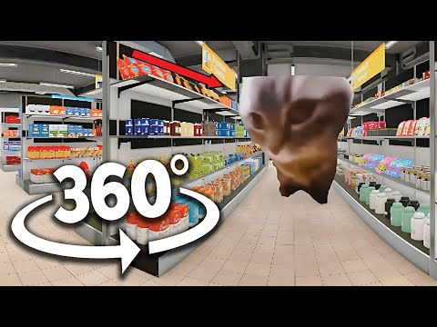 360° CHIPI CHIPI CHAPA CHAPA CAT - Supermarket | 4K VR 360 Video