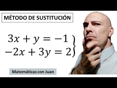 ▷ Ecuaciones de primer grado con dos incógnitas. MÉTODO DE SUSTITUCIÓN 2×2. Ejemplos
