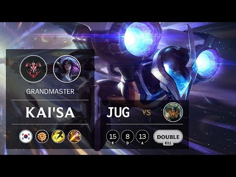 Kai'Sa Jungle vs Olaf - KR Grandmaster Patch 9.13