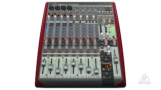 Video thumbnail for XENYX UFX1204 Analog Mixer and Multichannel USB/Firewire Interface by Behringer