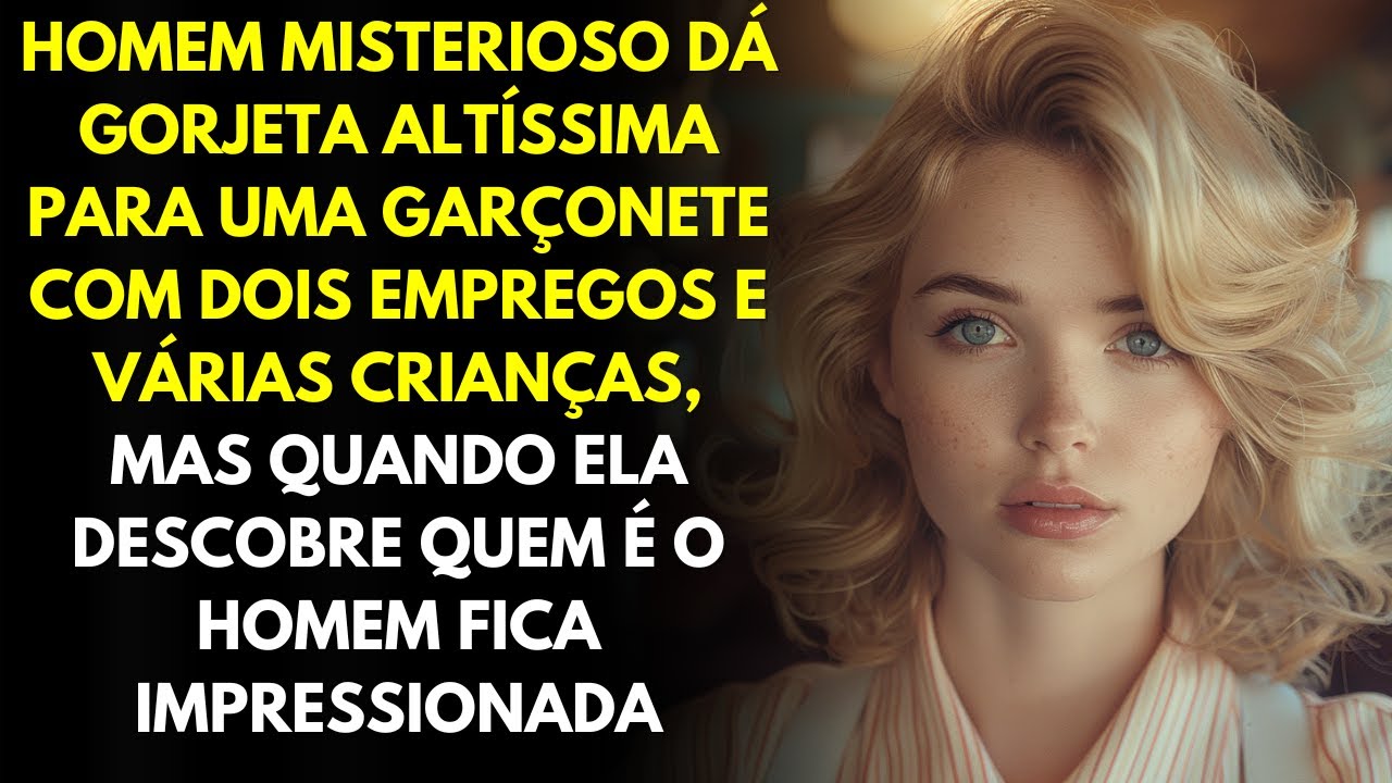 Homem Misterioso Dá Gorjeta Altíssima Para Uma Garçonete Com Dois Empregos e Várias Crianças