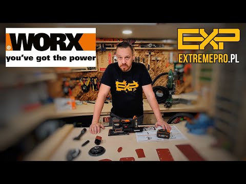 vibracinis šlifuoklis WORX WX820.9 video