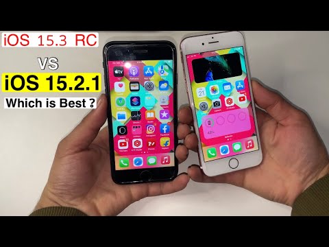 iOS 15.2.1 VS iOS 15.3 RC | Performance, Battery Backup, Everything..