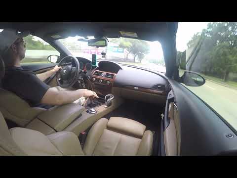 E64 BMW M6 V10 6-Speed Manual Driving