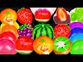 ASMR Fruit Mochi Wagashi 과일 화과자 모찌 먹방 Mukbang Eating
