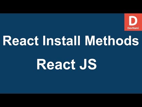 React How to Install React JS
