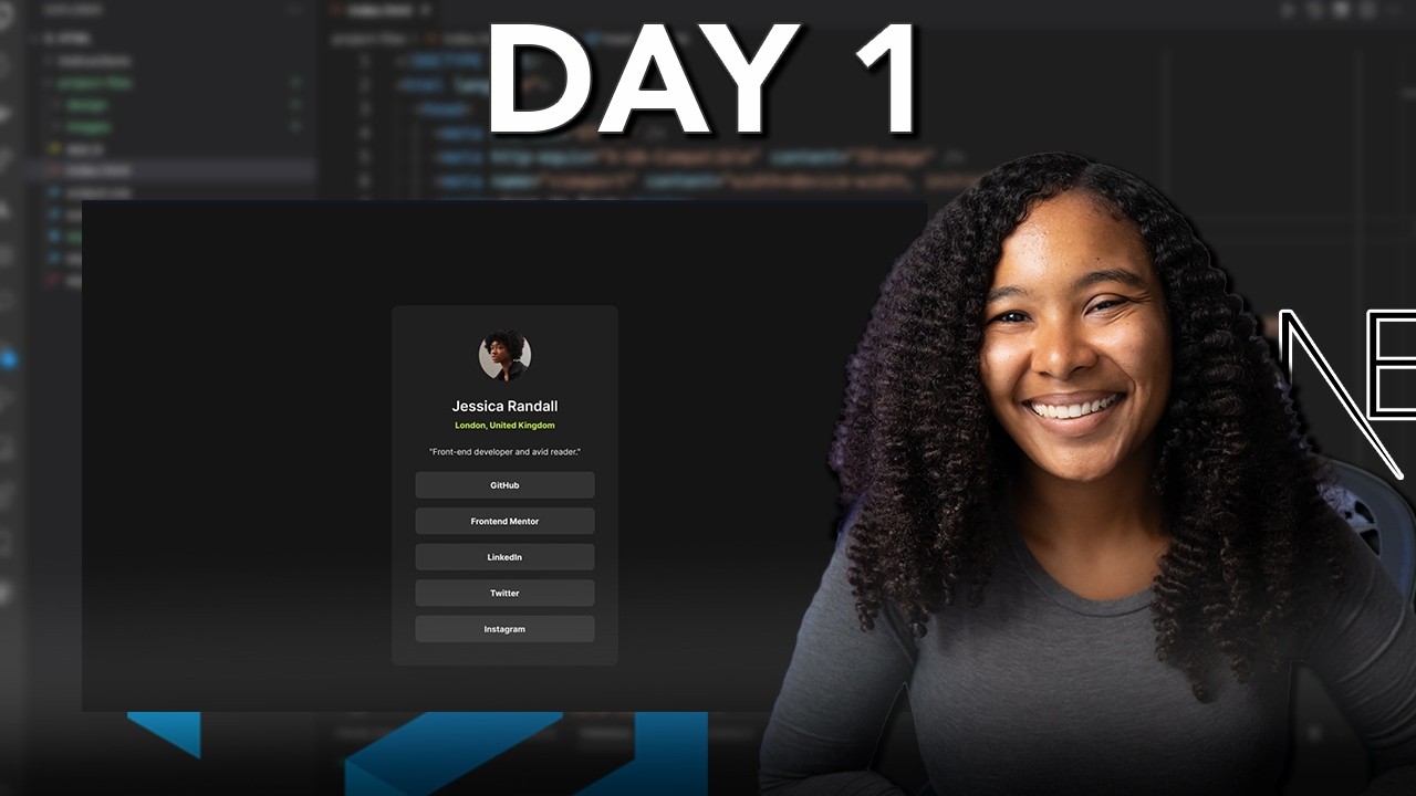 30 Day Coding Challenge - Day 1 - Social Links Profile (Next.js, Material UI, TypeScript, CSS)
