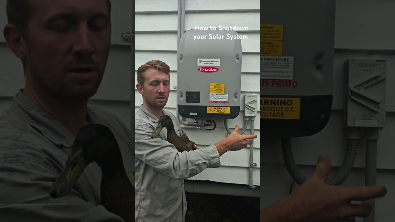 How to Shutdown your Solar System #cyclonealfred #dcisolator #acisolator #solar #solarsystem