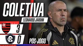 AO VIVO: COLETIVA LEONARDO JARDIM DIRETO DO MARACANÃ | FLAMENGO 3x0 REMO | ESPN