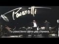 Luciano Pavarotti - La Mia Canzone al Vento (Lyrics) - FIFA Concert - 1990