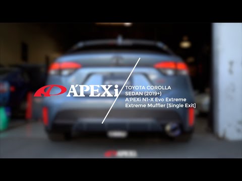 A'PEXi N1-X Evolution Extreme [Single-Exit] Catback Exhaust for Toyota Corolla Sedan (2019+)