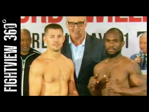 *WEIGH INS* KOROBOV VS ALEEM & BARRIOS VS VELASCO WEIGH IN RESULTS! HURD WILLIAMS UNDERCARD!