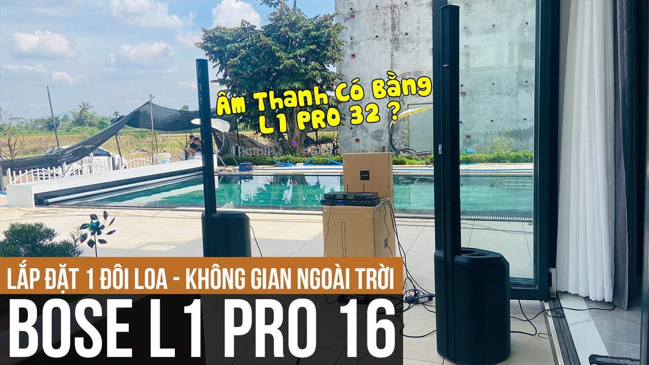 video Bộ Dàn Karaoke Cao Cấp Bose L1 Pro16 TVA 132022 0