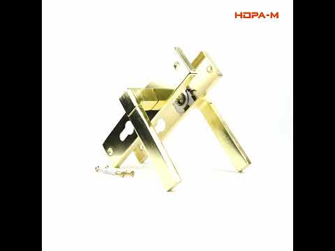 Миниатюра изображения товара Ручка дверная Нора-М 709К-55мм (золото)