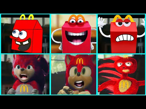 Sonic The Hedgehog Movie - Happy Meal Uh Meow All Designs Compilation