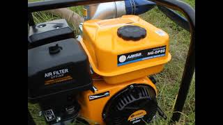 絶望米作り【１２】８０ｍｍのエンジンポンプがハイパワーすぎる！