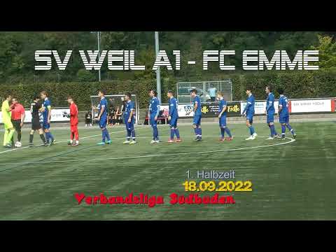 SV Weil A1 - FC Emmendingen A1 '18.09.2022' 1. Halbzeit