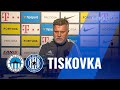 Jiří Saňák po utkání MOL CUPU s týmem FC Slovan Liberec