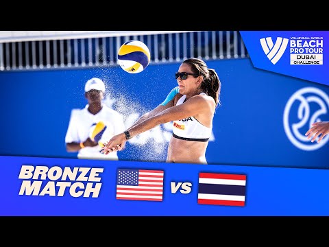 Horton/ Scoles vs. Naraphornrapat/ Worapeerachayakorn - Bronze Match HL Dubai 2022 #BeachProTour