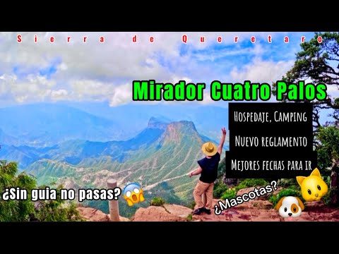 Mirador de 4 palos•Camping•hotel•COSTOS•TODA la información🐕