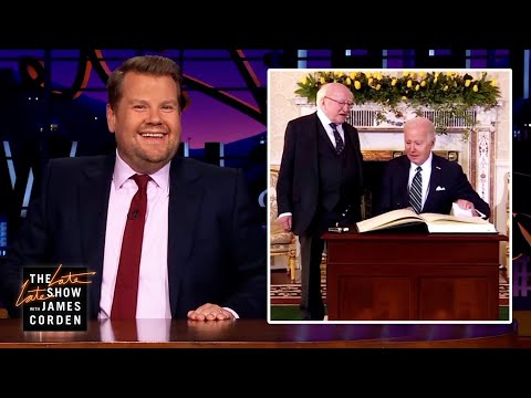 拜登總統與他迷你愛爾蘭辦公桌！ (President Biden's & His Tiny Irish Desk)