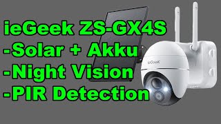 TEST - ieGeek Solar Security Camera ZS-GX4S #iegeek