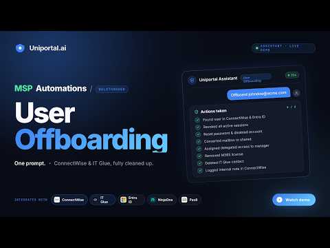 User offboarding demo thumbnail
