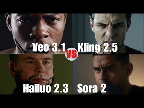 Hailuo 2.3 vs Sora 2 vs Veo 3.1 vs Kling 2.5: The Ultimate AI Video Generator Showdown