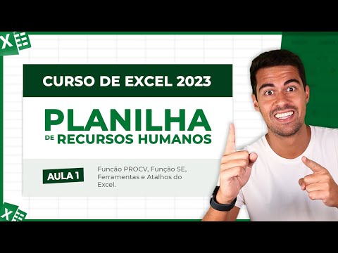 Curso de Excel - Aula 1 [Funcão PROCV, Função SE, Ferramentas e Atalhos do Excel]