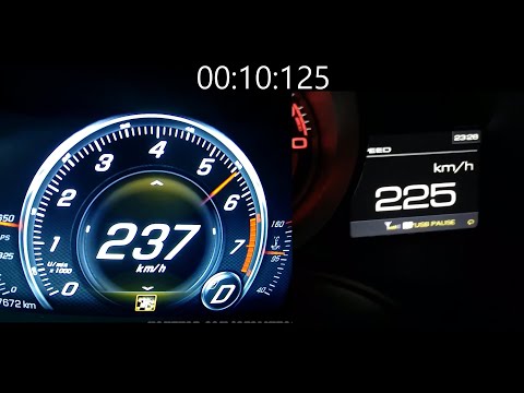 Corvette C7 Z06 vs. Ferrari 458 Speciale | 0-100 kph; 100-290 kph Acceleration Battle