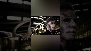 ゴジラ像を凝視👁するブギーマン。果たして何を思うのかー🎃#fyp #fypシ  #ホラー映画 #映画 #ハロウィンTHEEND 4.14(金)公開🔪