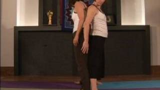 Partner Yoga Guide : Warrior Pose with Back-to-Back in Partner Yoga