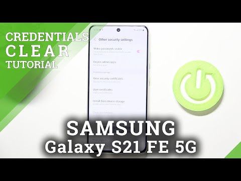 How to Clear Credentials on SAMSUNG Galaxy S21 FE 5G - Erase Certificates