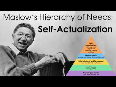 Maslow's Hierarchy of Needs, Self-Actualization and Self-Transcendence