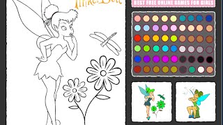 Tinkerbell Coloring Pages For Kids - Tinkerbell Coloring Pages Games