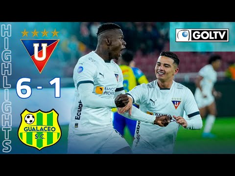 Resumen | LDU Quito 6 - Gualaceo 1 | LigaPro 2023 - Fecha # 4