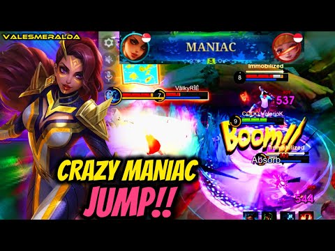 THIS ONE JUMP WITH ESMERALDA MADE A PERFECT MANIAC WIPE OUT! | Mobile Legends