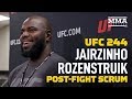 UFC 244: Jairzinho Rozenstruik Open To Quick Turnaround Fight Vs. Alistair Overeem - MMA Fighting
