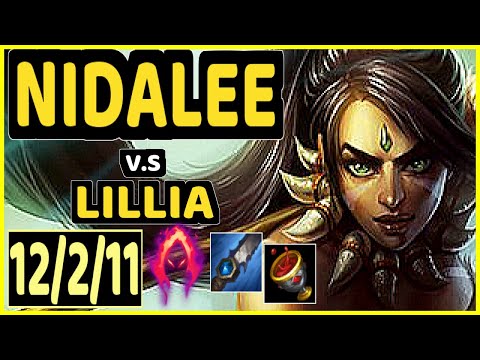 CARIOK (NIDALEE) vs LILLIA - 12/2/11 KDA JUNGLE GAMEPLAY - BR Ranked MASTER
