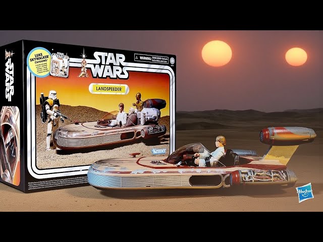 Vídeo relacionado con Star Wars La colección Vintage, Landspeeder & Luke Skywalker, Star Wars: Una nueva esperanza, Figura de 9,5 cm y vehículo