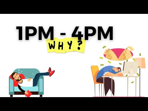 Why You Always Feel Tired Between 1pm - 4pm ?? What's The Solution !! #improvefocus