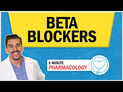 Pharmacology - Antihypertensives Beta Blockers Atenolol - for Registered nurse RN and PN NCLEX