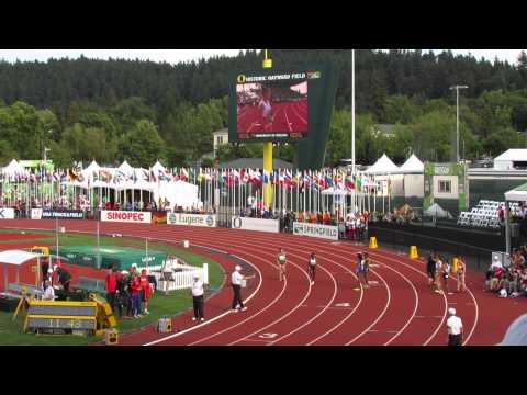 100M H1 Ewa Swoboda 11.42 POL IAAF WJC 2014.    MVI 5289