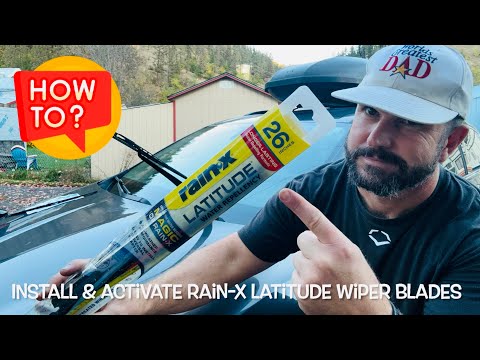 Installing & Activating Rain-X Latitude Wiper Blades on a Chrysler Pacifica