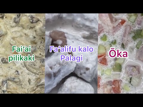#polytubers | How to make fai’ai pilikaki, fa’alifu kalo palagi, & oka | Cooking with Rona |