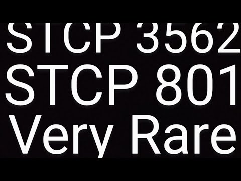 STCP 3562 - 801 *𝙑𝙀𝙍𝙔 𝙍𝘼𝙍𝙀*
