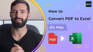How to Convert PDF to Excel on Mac | UPDF
